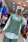Janset 3Lü Takim Mint Yeşili
