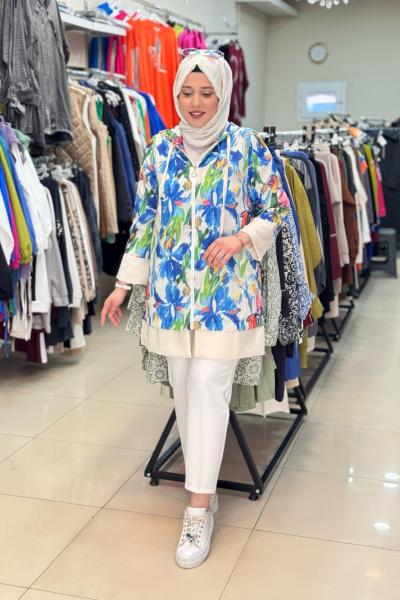 KETEN EFTALYA CEKET Mavi