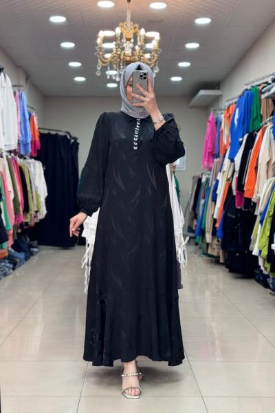 KIRLANGIÇ ELBİSE  Siyah