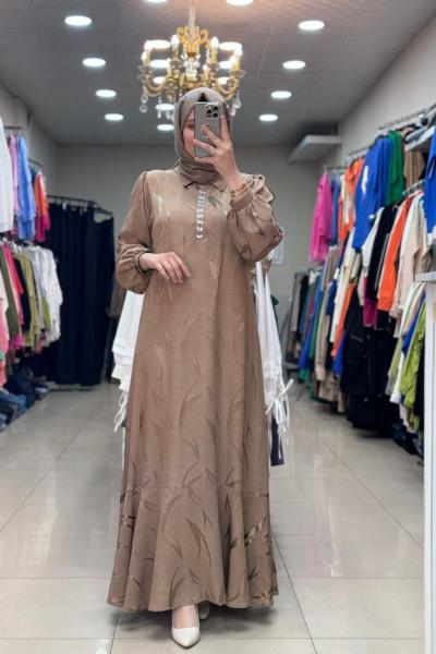 KIRLANGIÇ ELBİSE  Vizon