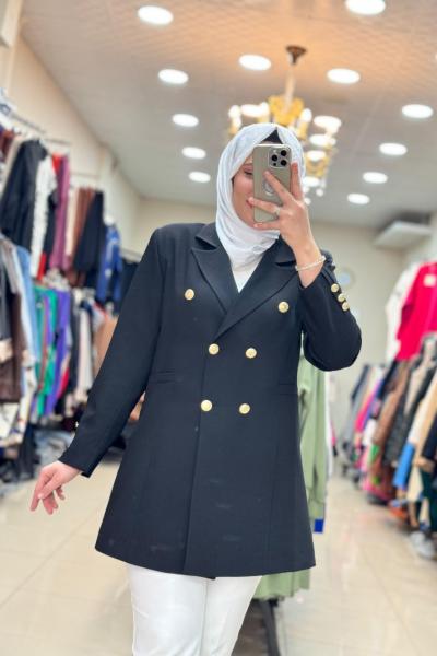 KRUVAZE BLAZER CEKET Siyah