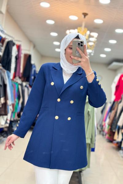 KRUVAZE BLAZER CEKET Lacivert