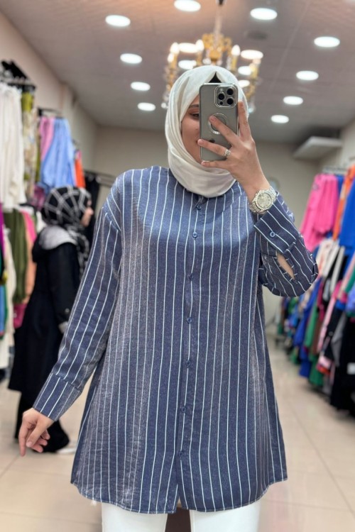 LENA GÖMLEK Lacivert