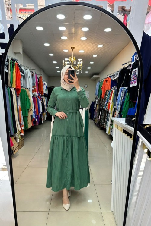 Milano Elbise Mint Yeşili