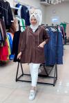 MODAL KUMAŞ COTTON CEKET  Kahverengi