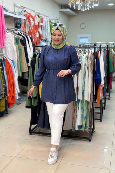 NARE GÖMLEK  Lacivert