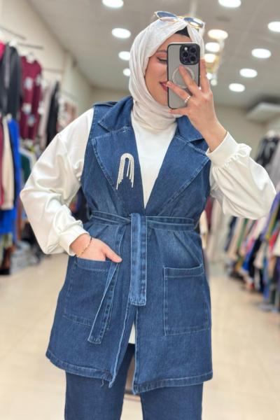 NOŞ KOT YELEK Lacivert