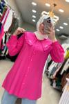 Önlük Yaka Pembe Pembe