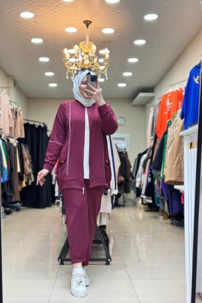 OYSHO AHU TAKIM Bordo