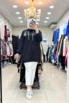 OYSHO BEYMEN TUNİK Siyah