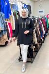 OYSHO BEYMEN TUNİK Siyah