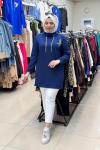 OYSHO BEYMEN TUNİK Lacivert
