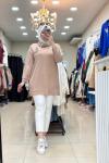 OYSHO BEYMEN TUNİK Vizon