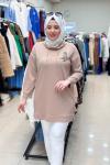 OYSHO BEYMEN TUNİK Vizon