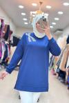 OYSHO LALE TUNİK Lacivert
