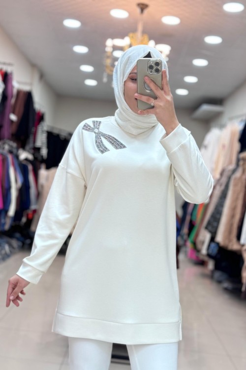 OYSHO LALE TUNİK Bej