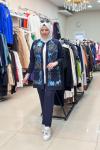 OYSHO ÖNÜ DESENLİ  TAKIM  Lacivert