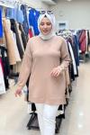 OYSHO TAŞLI TUNİK  Vizon
