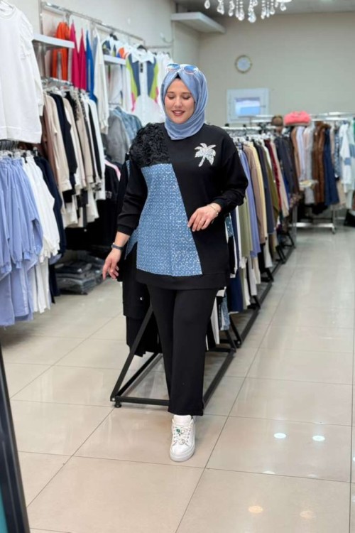 PALMİYE TAKIM Siyah