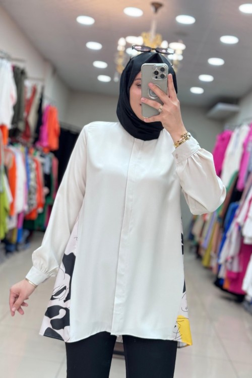 PRENSES TUNİK  Taş Rengi