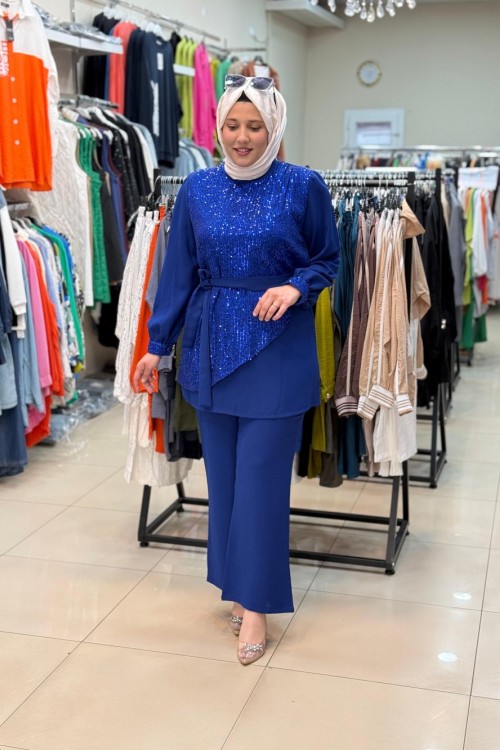 Rüya Takım Saks Mavisi