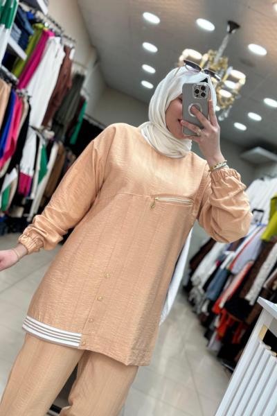 Takım Kol Şeritli Takim Vizon  Vizon