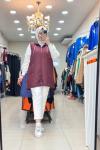 TAŞLI KAPİTONE YELEK Bordo
