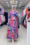 VİSKON ELBİSE Pembe