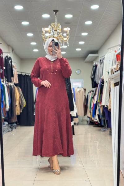 YILDIZ ELBİSE Bordo