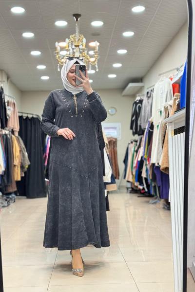 YILDIZ ELBİSE Siyah