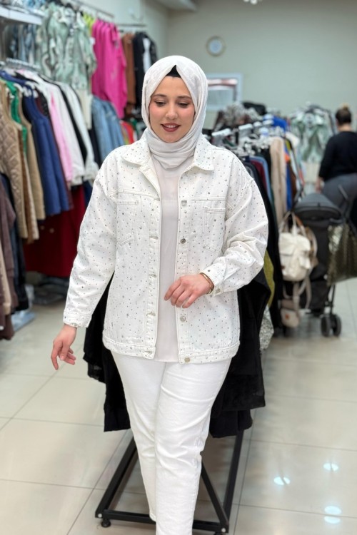 YILDIZ KOT CEKET Beyaz