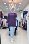 30644 BASIC TUNİK  Mor
