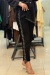 4601 ZIMBA TAŞLI KOT PANTOLON Siyah