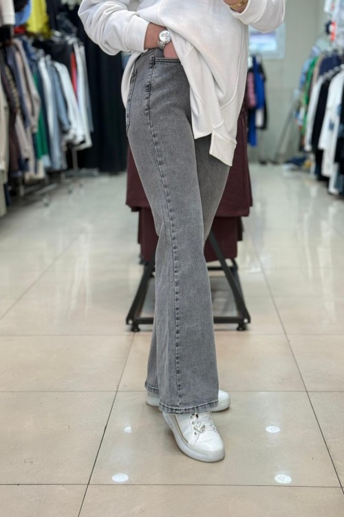 4690 İSPANYOL KOT PANTOLON Füme