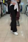 4690 İSPANYOL KOT PANTOLON Siyah