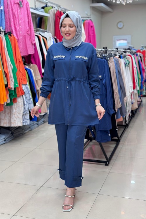 6038 ALİZE TAKIM  İndigo Mavi