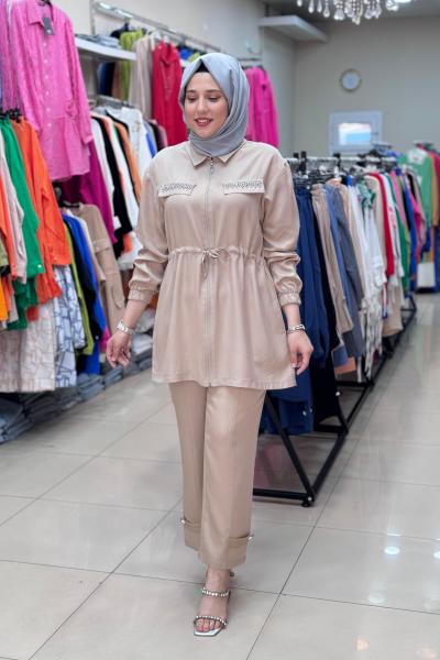 6038 ALİZE TAKIM  Taş Rengi