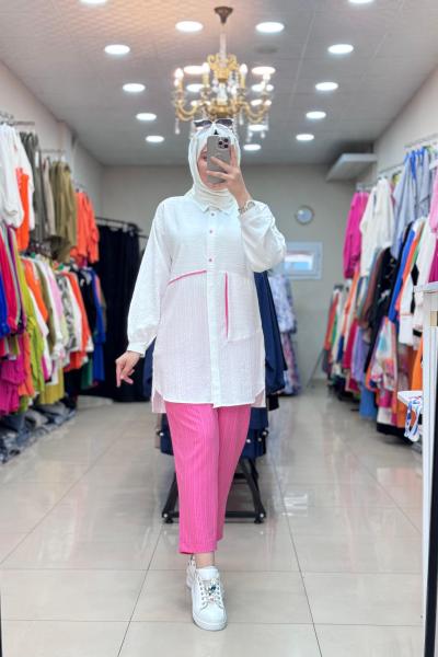 9642 NOQTA BÜRÜMCÜK TAKIM  Pembe