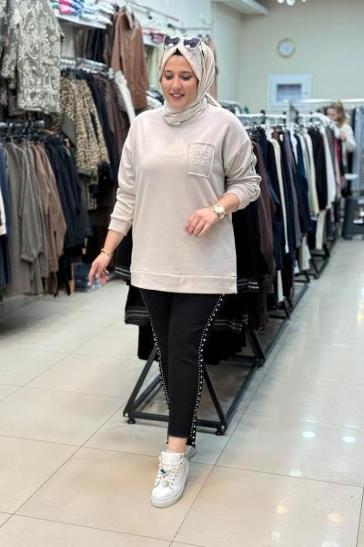 MİHRA SWEAT Bej