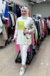 Muhteşem Kumaş Pantolon Beyaz