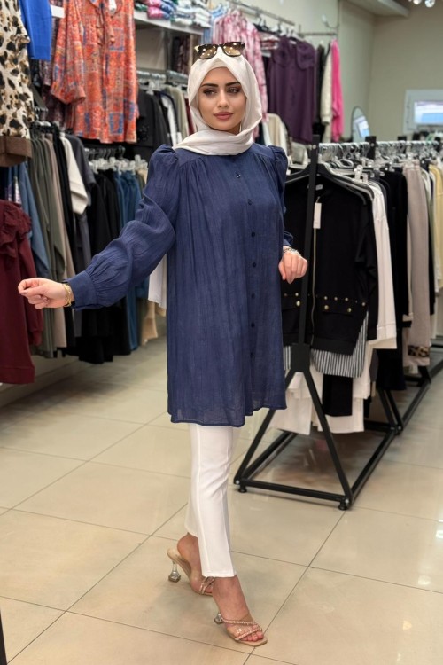 Nare Gömlek Lacivert