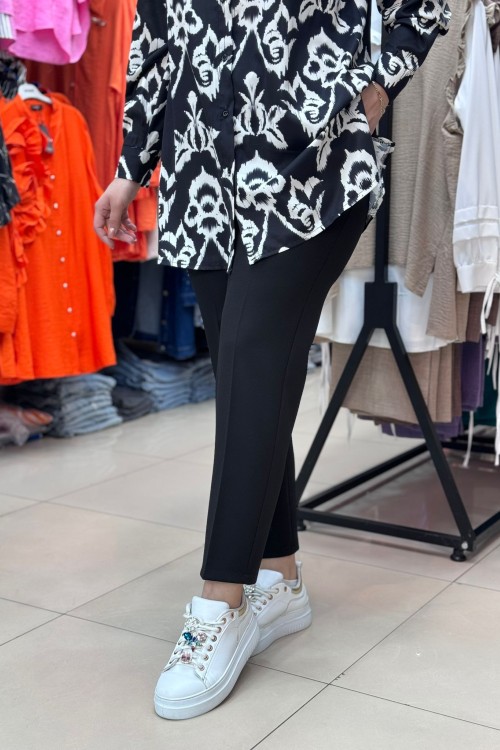 Modiva Kumaş Pantolon Siyah